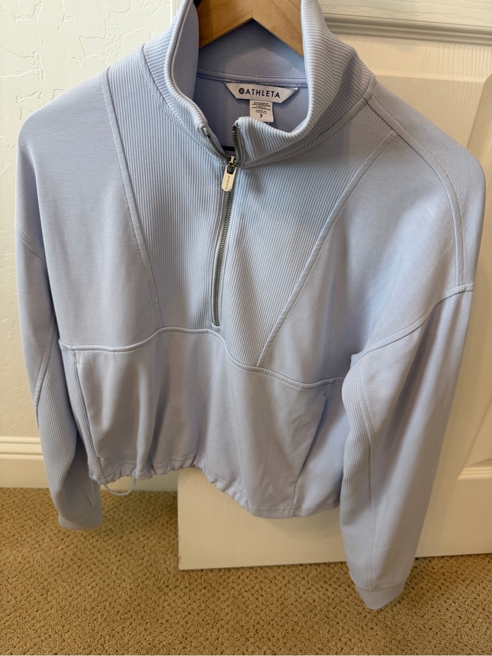 Athleta Seasoft Ribbed Popover